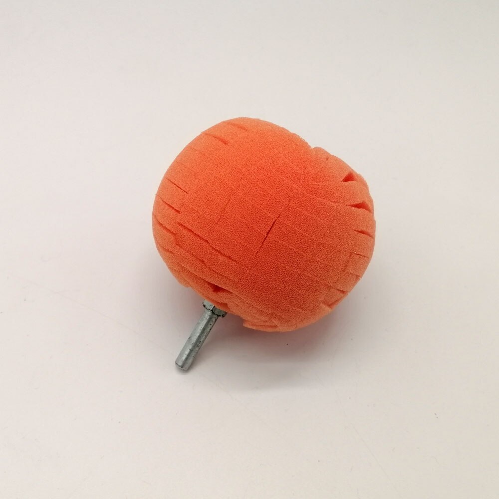 Polish Pad Drill Buffing Pads kits For Polisher Round Sponge For Polishing Machine Polishing Ball Pad For Car Polishing: Orange 1PC