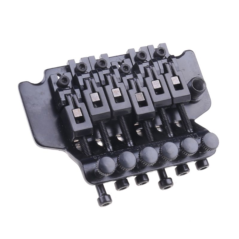 Floyd Rose doppelt Verriegelung Tremolo-System Brücke für E-gitarre Teile Schwarz