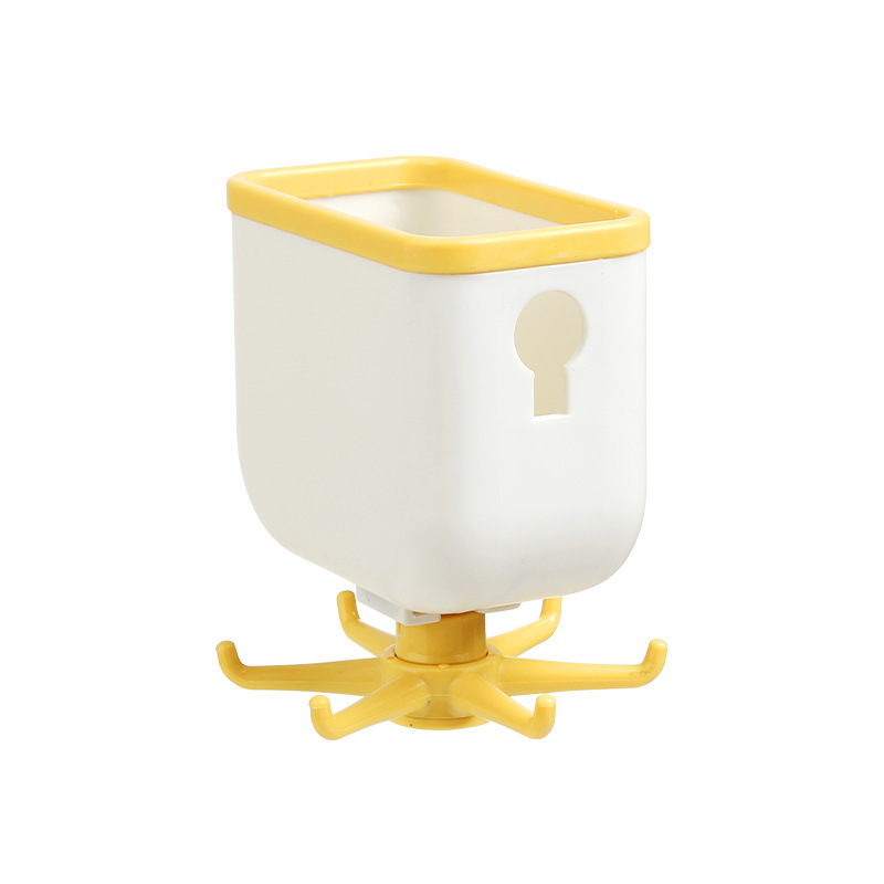 Keuken 360 Draaibare Opvouwbare Haak Multifunctionele Hanger Gatvrije Haak Badkamer Keuken Handdoek Lepel 6 Haak Gebruiksvoorwerp: plum