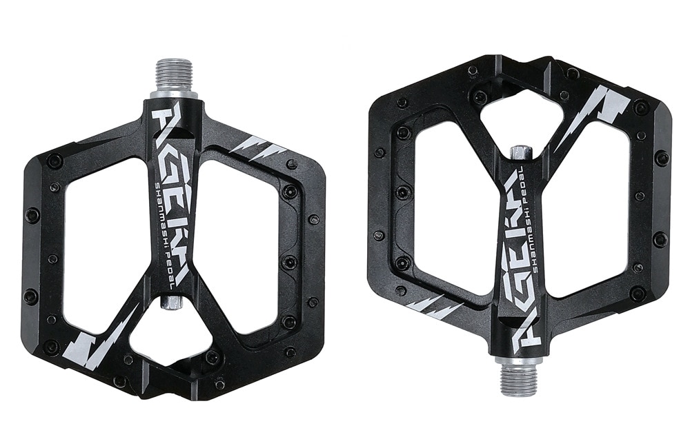 ZTZ MTB-pedalen, mountainbike-pedalen, 9/16 verzegelde lagers, aluminium, antislip, duurzaam, fietspedalen, licht voor BMX MTB, zwart ZTZ MTB-pedalen, mountainbike-pedalen, 9/16 verzegelde lagers, aluminium, antislip, duurzaam, fietspedalen, licht voor BMX MTB, zwart