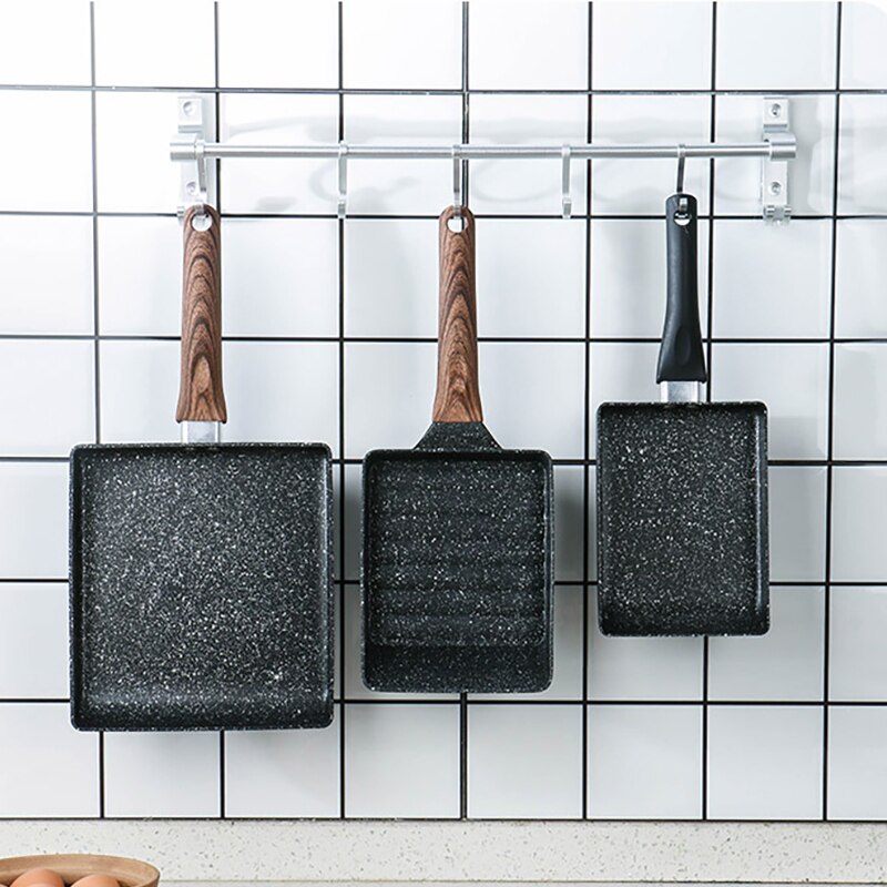 Japanse Omelet Pan Anti-aanbak Pan Vierkante Ei Koekenpan Voor Pannenkoeken Ontbijt Kookgerei Koken Tool