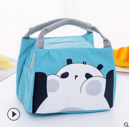 Cute Women Ladies Girls Kids Portable Insulated Lunch Bag Box Picnic Tote Cooler Insulated Thermal Cooler Bento Lunch Box Tote: 2