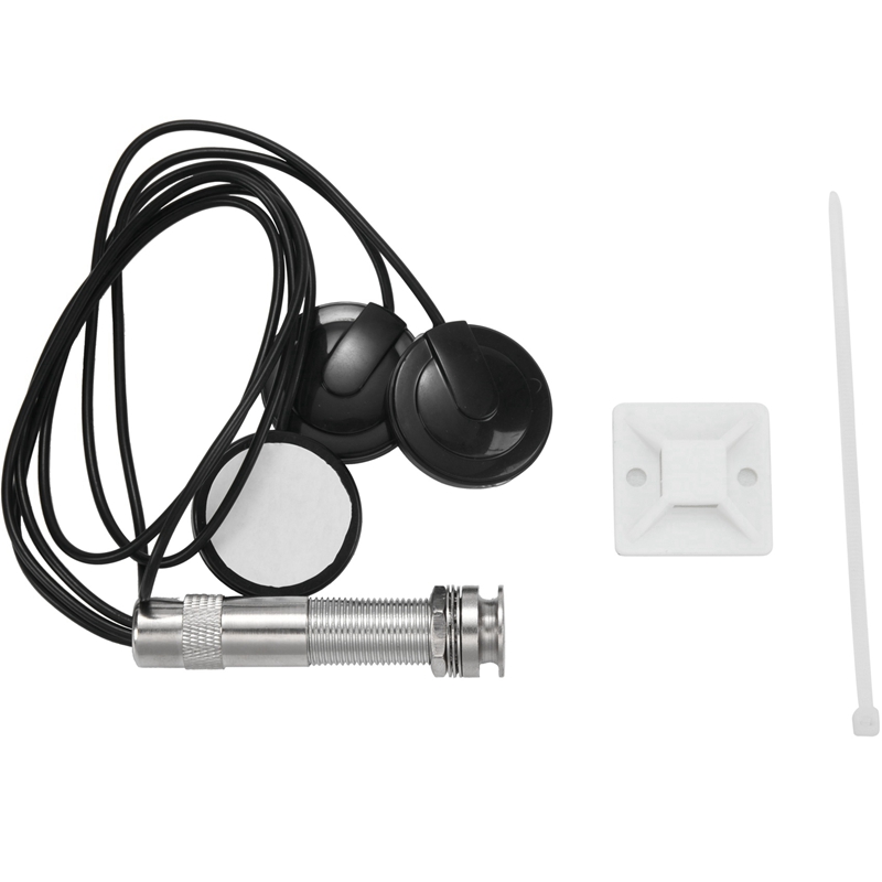 Universeller 6,35-mm-Tonabnehmer, Piezo-3-Geber für Akustikgitarre, Ukulele, Mandoline, Violine, Splitter, schwarzes Metall, Gummi, Kunststoff: Ursprünglich Titel