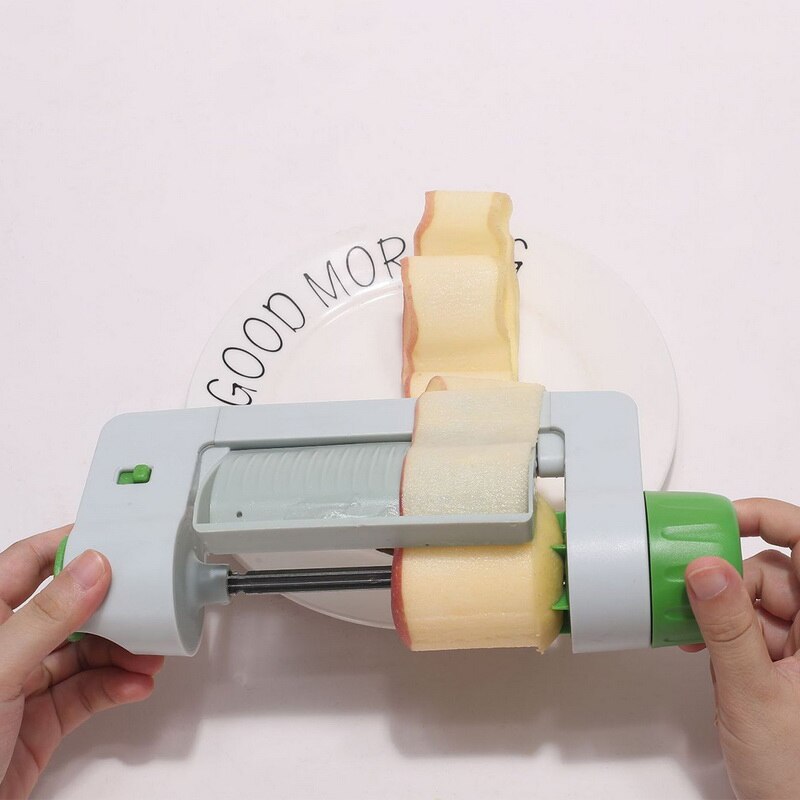 Dozzlor Veggie Sheet Slicer - Roestvrij Staal - Milieuvriendelijke Groente & Fruit Snijder