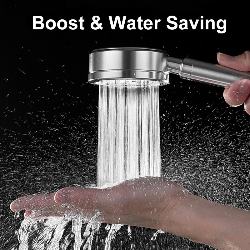Shower Head 304 Stainless Steel Handheld Shower Wall Mounted Pressure for Bathroom Water Saving Rainfall Shower