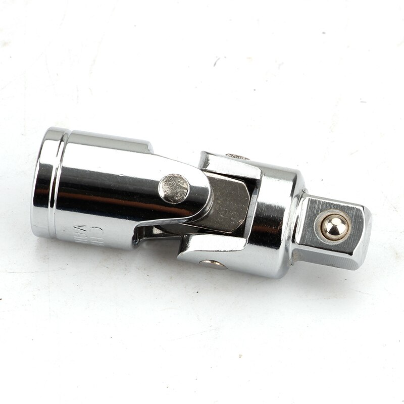 Universal Joint Set Socket Ratchet Wrench Adapter 1/4" 3/8" 1/2" Extension Bar Adapter Crv Steel
