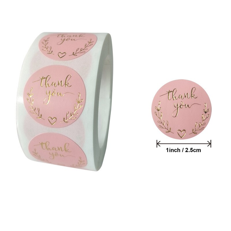 Seal Sticker 500pcs Thank You Stickers Supporting My Small Business Labels Festival Birthday Party Card Decoration: HN02