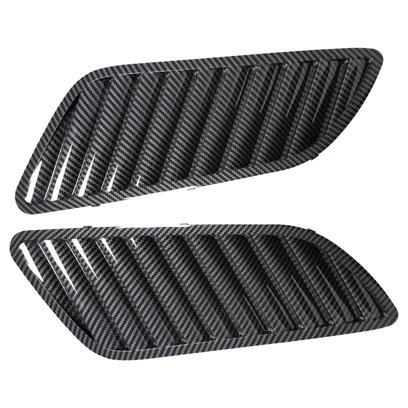 Copertura del cofano della griglia anteriore dell&#39;automobile, copertura del coperchio dello sfiato della presa d&#39;aria della griglia del cofano in fibra di carbonio per-BMW E90 E91 E92 F30 E46 DTM Style