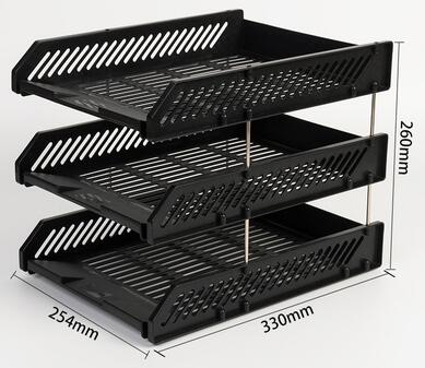 Document Stand Holder Office Desktop Plastic Tray File Holder Rack Storage Suppiles Book Magzine File Organizer Tray Rack Shelf: C