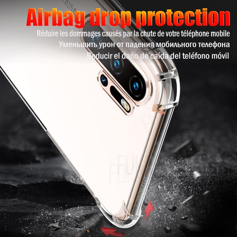 Soft TPU Shockproof Case For Huawei P20 Lite P30 Pro P Smart Protective Case For Huawei Mate 20 10 Pro P10 Lite Nova 3 3i