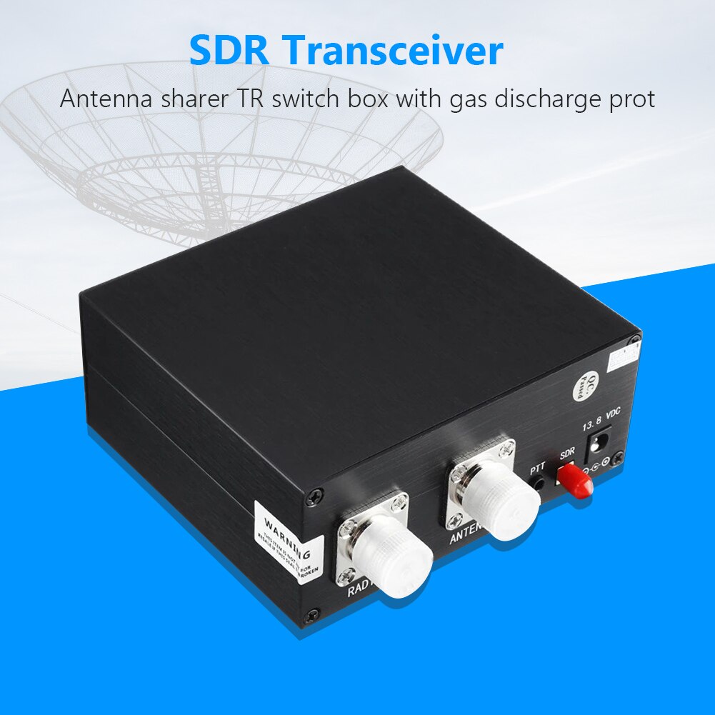 160Mhz 100W Sdr Transceiver Switch Antenne Sharer Tr Switch Box Met Kabel Set Sdr Transceiver Met Ptt Controle lijn