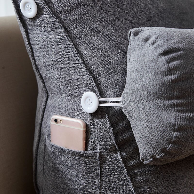 Driehoek Body Kussen Lumbale Stoel Kussen Sofa Taille Kussen Wedge Rugleuning Orthopedisch Kussen Zachte Back Rest Kussen Bed Kussen