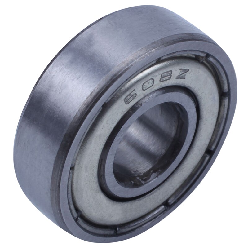 10 st kulrullar skateboard bladlager hjul silver 608zz: Default Title