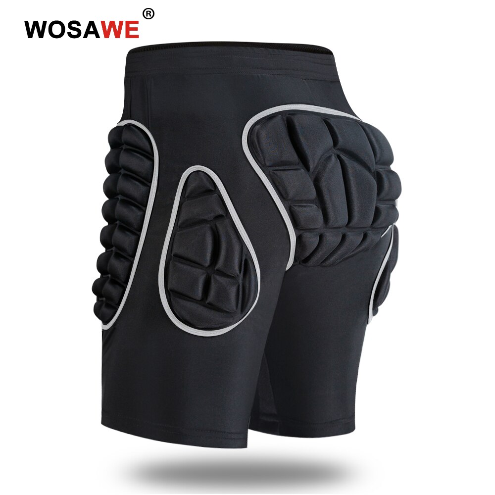 WOSAWE Motorcycle Padded Hip Protection Shorts Motocross Butt Riding Skiing Snowbaord Protective Gear Hockey Body Armor Pants