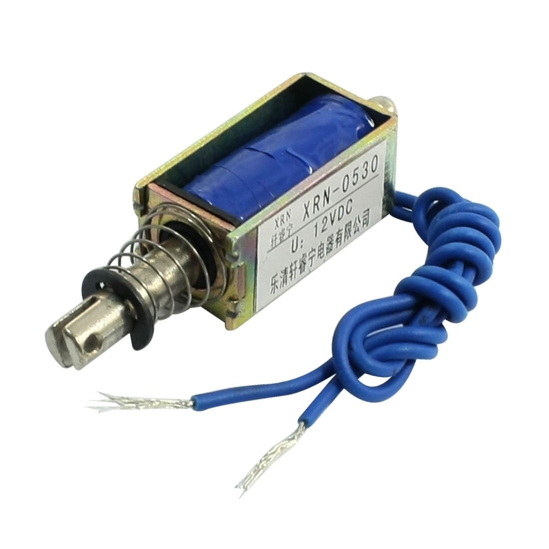 Solenoidi sähköinen magneettityyppi työntö / veto 10 mm dc 12 v 2.1 kg voima