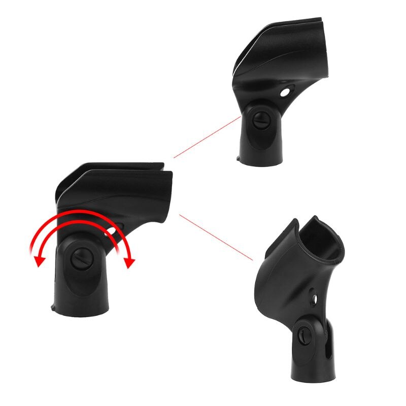 6 Stuks Drum Microfoon Clip, Schokbestendige Universele Microfoon Klem, Premium Drum Microfoon Kit Verstelbare Drum Mic Kit, Microfoon Houder Klem Microfoon Clip Houder