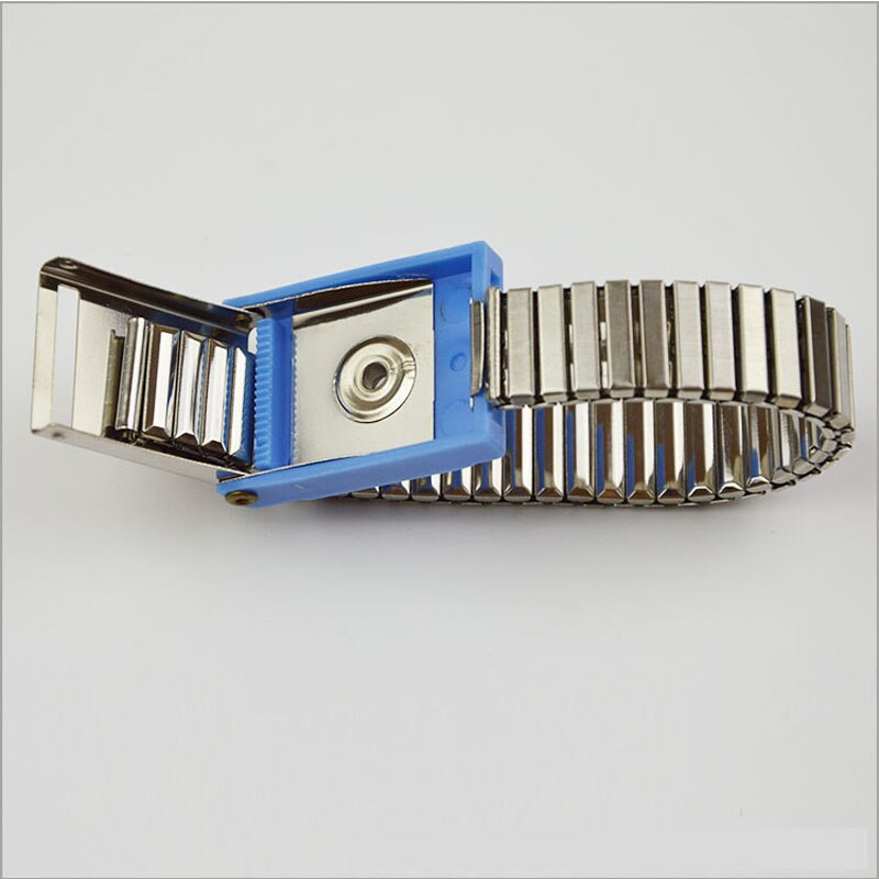 PU Anti static Wrist band Esd Wrist strap Black Metal Discharge Cord wire Clip for Electrician IC PLCC worke