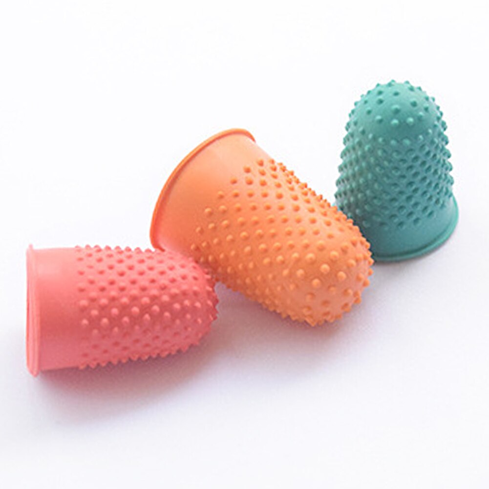 5 stück gummi-zählfingerhüte, nähfingerhüte, handarbeits-handwerks-fingerspitzenschutz, quilter