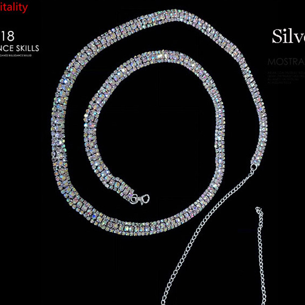 Vrouwen Modieuze Schoenen Voor Meisjes Riem Mode Kristal Taille Keten Keten Buikdans Dans Riem