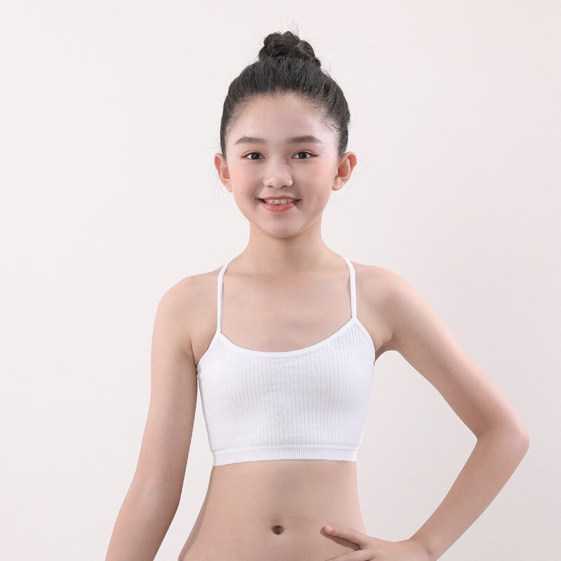 3pcs/lot Girls Training Bras Young Girl Bra Cotton Teenage Underwear for Kids Summer Teens Puberty Clothing Underwear for Girls