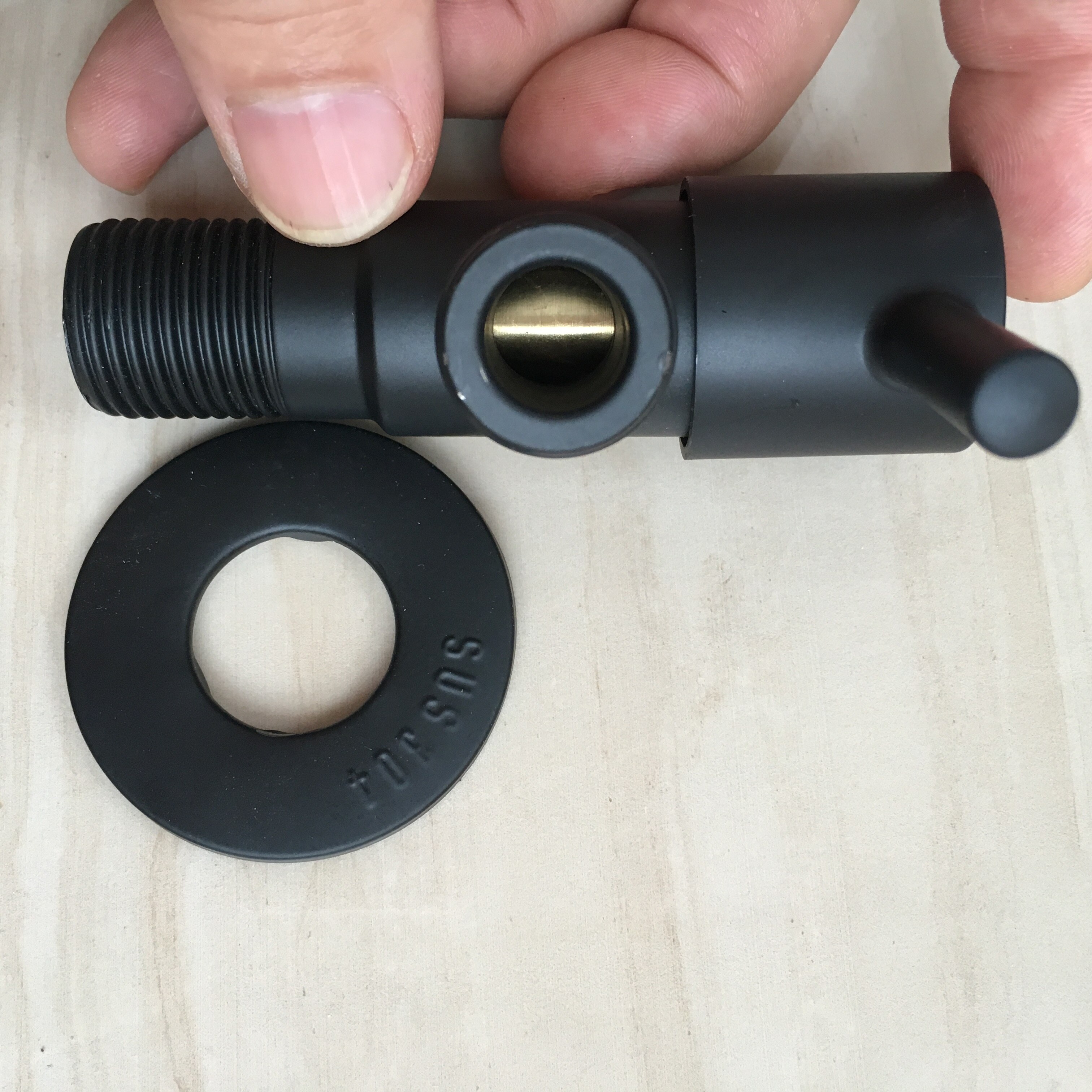 Een In Een Out Black 304 Rvs Hoekstopkraan G1/2 "Boiler Wc Inlaat Water Stop valve Kraan Inlaat Waterklep