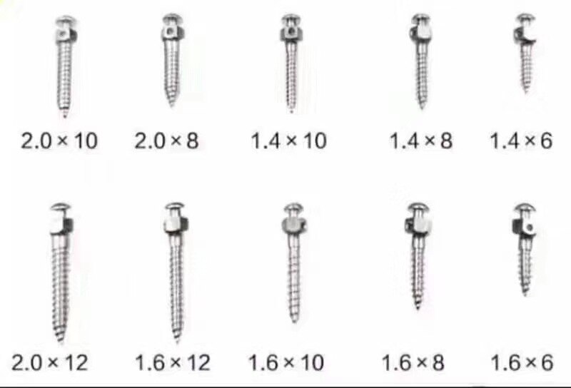 Tandheelkundige Orthodontische Schroeven Titanium Legering Matching Tool Micro Schroef Driver Voor Zelfborende Tool Mini Schroef 1.6*8