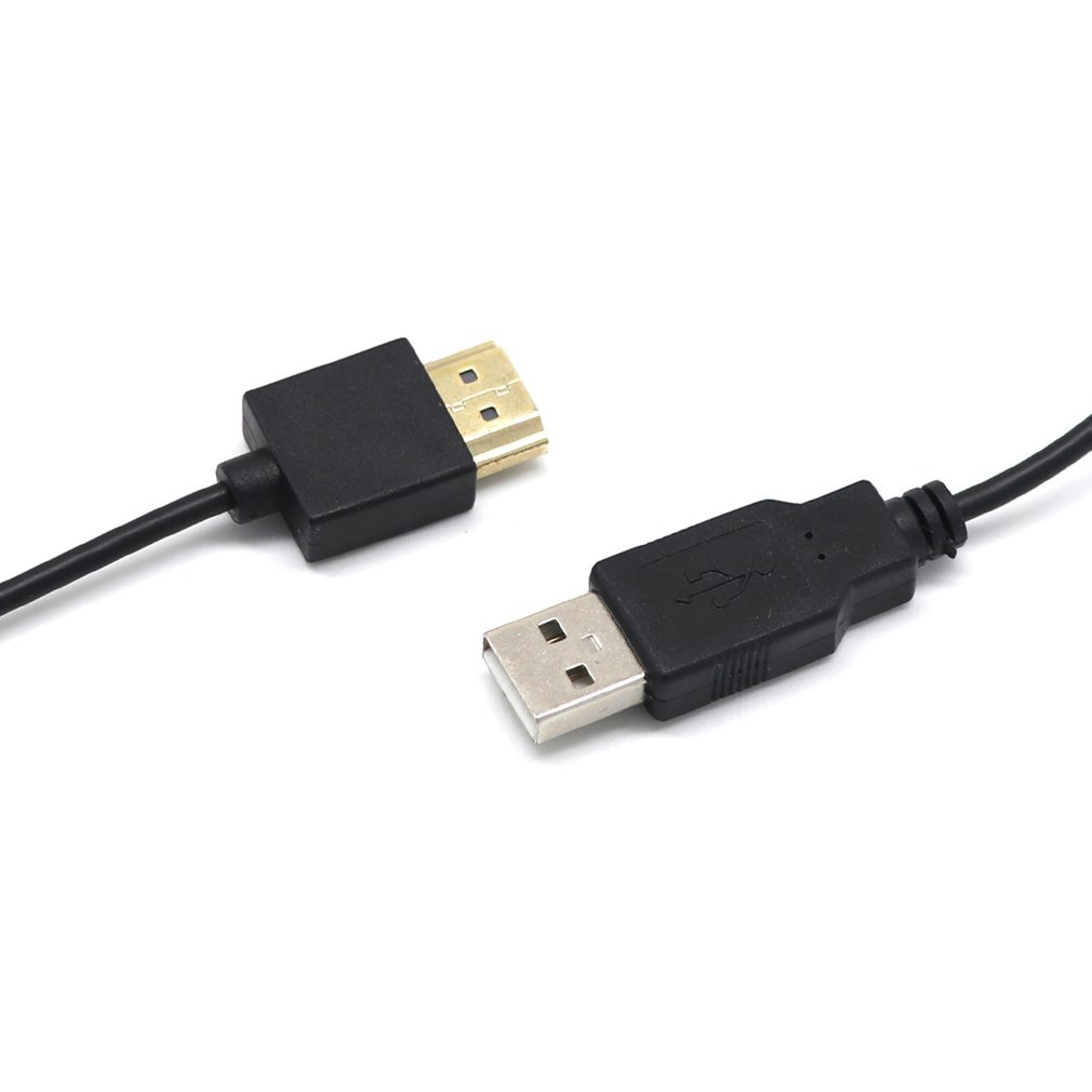 Smart device laptop strømkabel hdmi kabel male-famel hdmi til usb strømkabel usb til hdmi kabel 0.5 meter