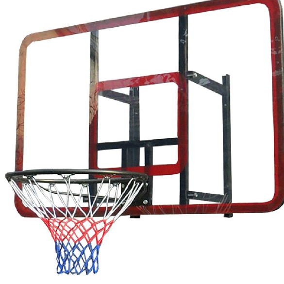 3Mm Outdoor Sport Basketbal Net Standaard Nylon Draad Basketbal Hoop Mesh Net Bord Velg Bal Outdoor 12 Loops