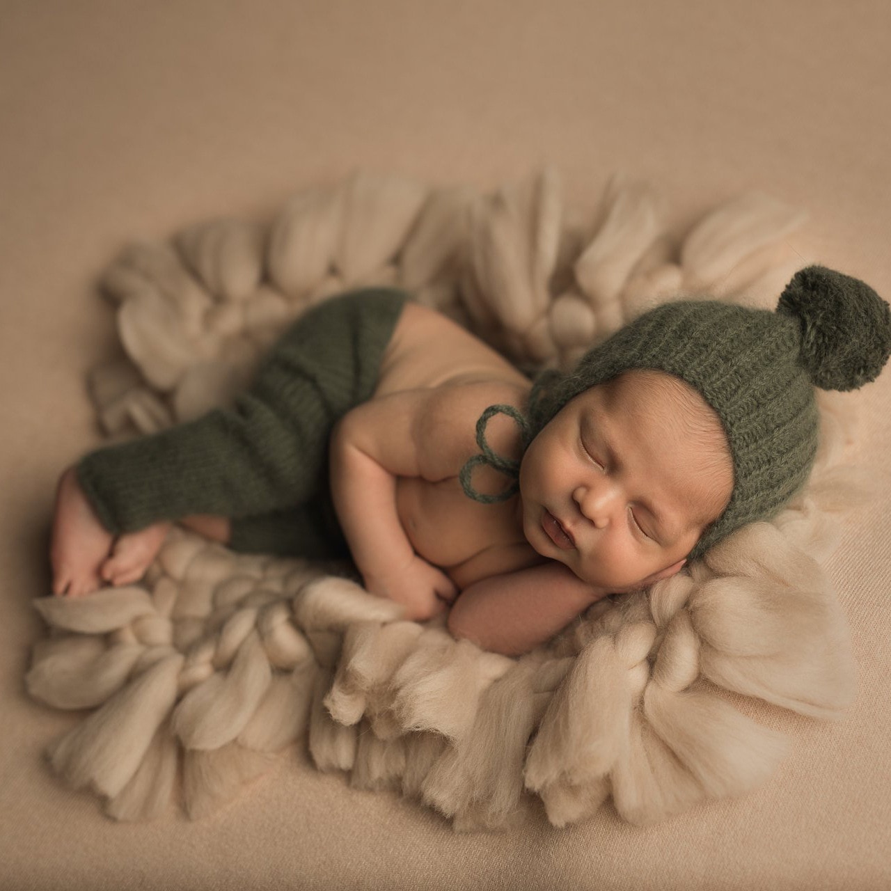 Pasgeboren Fotografie Rekwisieten Baby Deken Gebreide Wollen Deken Backgroup Foto Accessoies