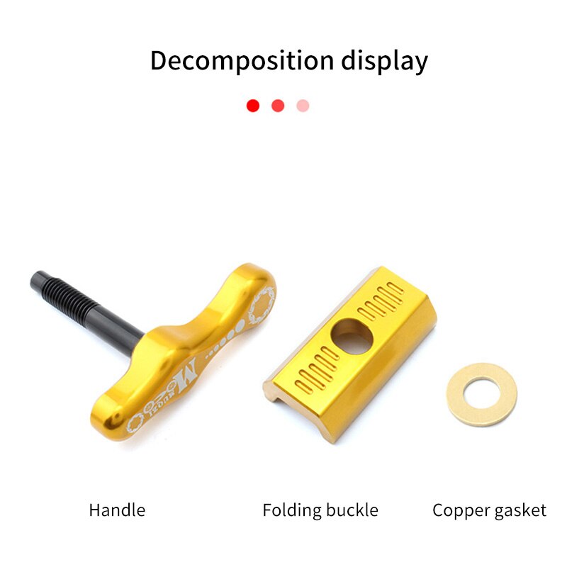 Bicycle Body Fixed Quick Release Tube Clamp Seatpost Bolt For Brompton Mountain Bike Accessories Folding Bike