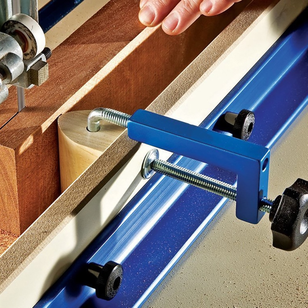 Universal Fence Clamps 360 Rotating Adjustable Fixed Clamps Fast Fixture Grip Clip Woodworking Clips Tool Range 70mm-150mm