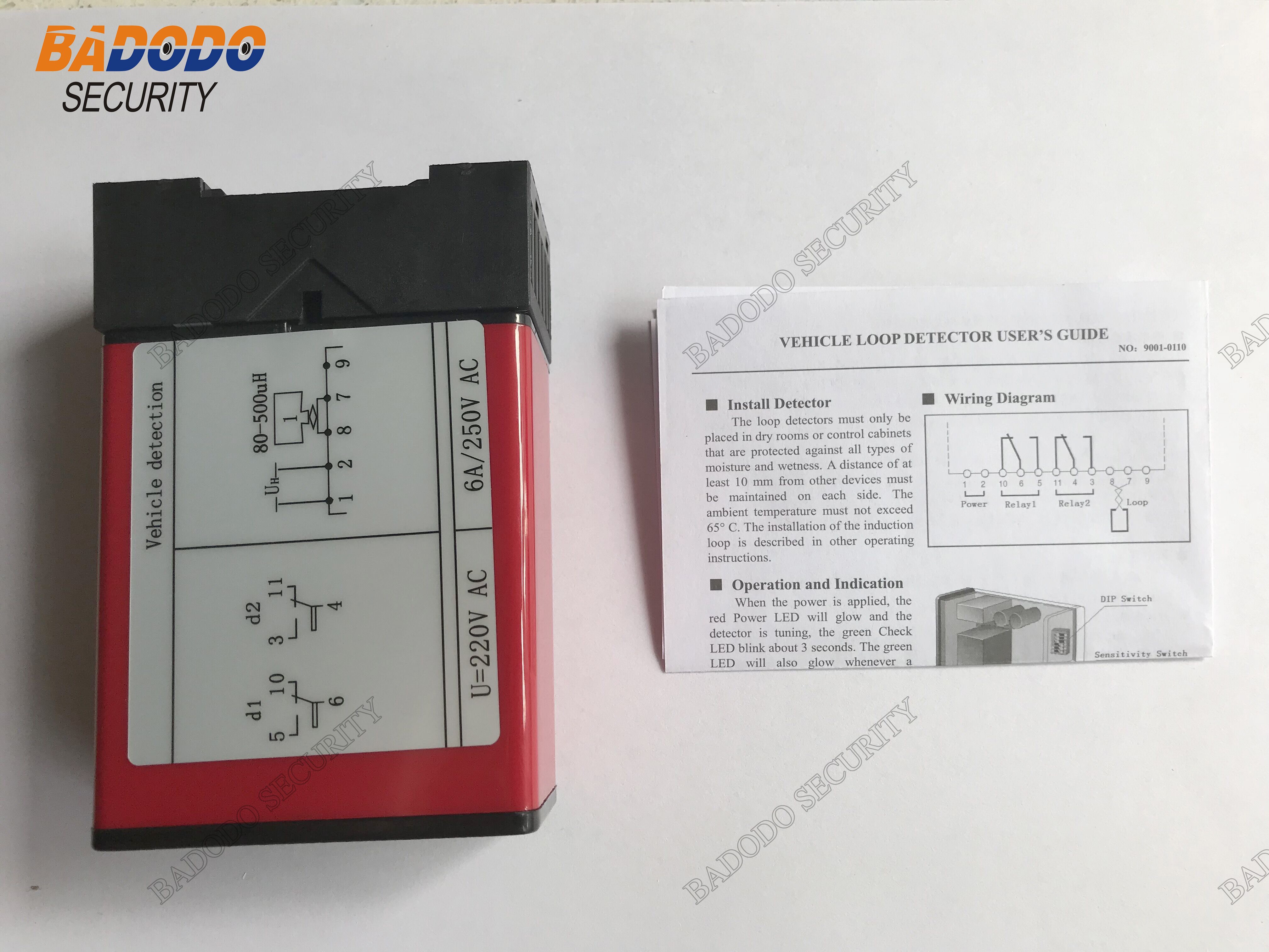 220V Single Channel Loop Detector intelligent loop sensors Suitable for parking. Road vehicle toll
