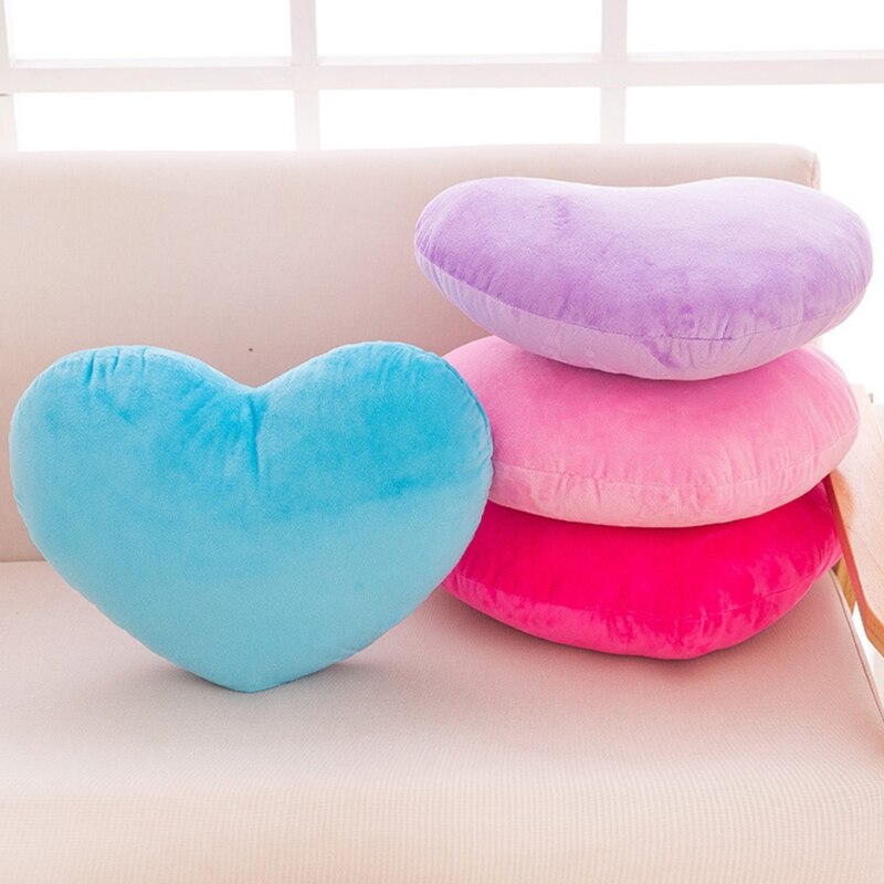 20cm Heart Shape Decorative Throw Pillow PP Cotton Soft Doll Lover R9JD