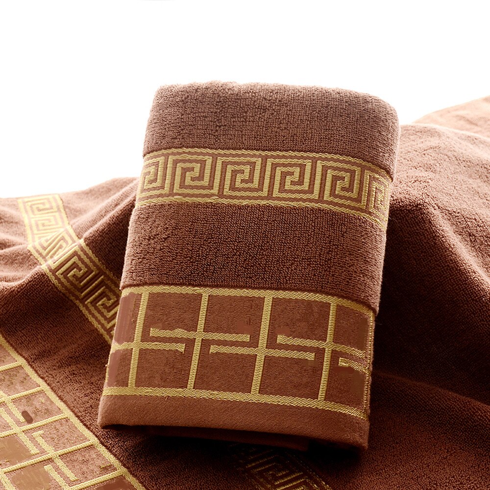 Badehåndklæder til voksne 100%  bomuld 70 x 140cm kvinder badeværelse superabsorberende vaskeklude håndklæde wrap kjole: Mørkebrun