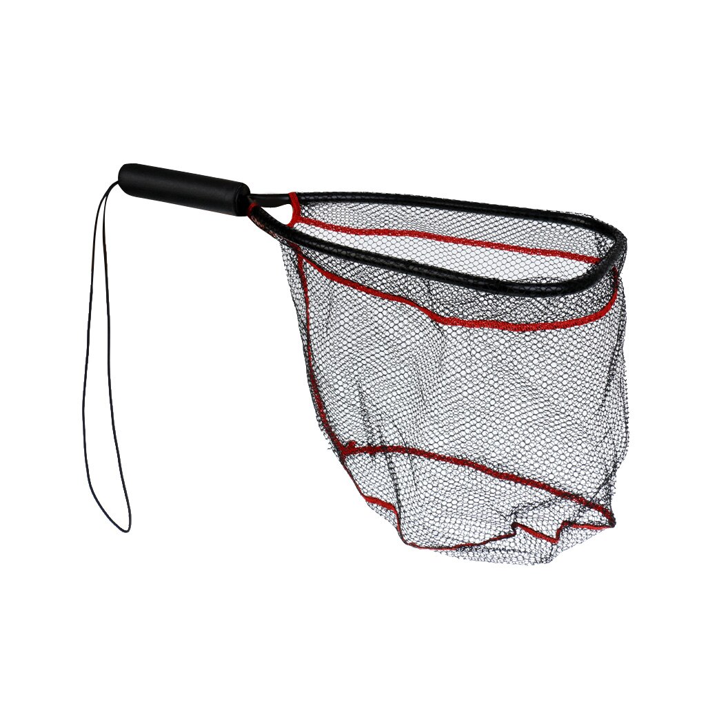 Fly Fishing Landing Net Carp Trout Soft Landing Net with Safety Rope for fly fishing saltwater freshwater fishing
