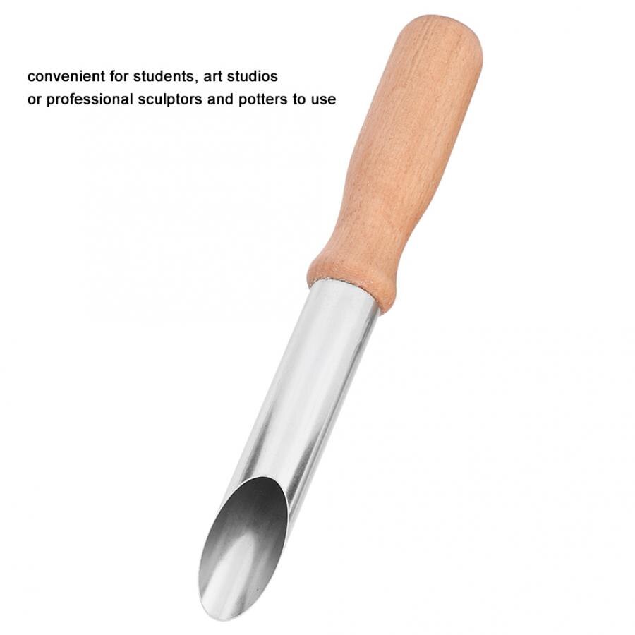 4 Pcs DIY Molding Engrave Cutter Pottery Clay Tools Round Hole Sludge Cutter Pottery Ceramics Drilling Sculpting Tool Set