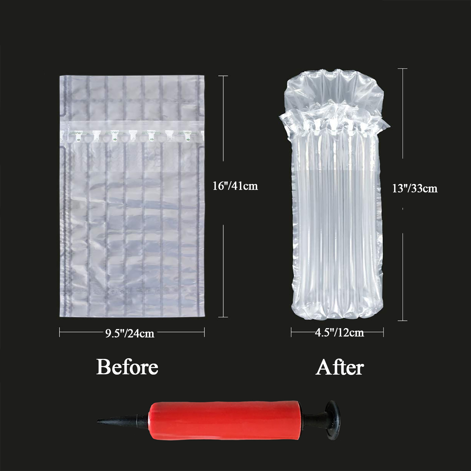 50 Sacs De Protection Gonflables Pour Bouteilles - Avec Pompe - Pour Vin, Voyage, Avion