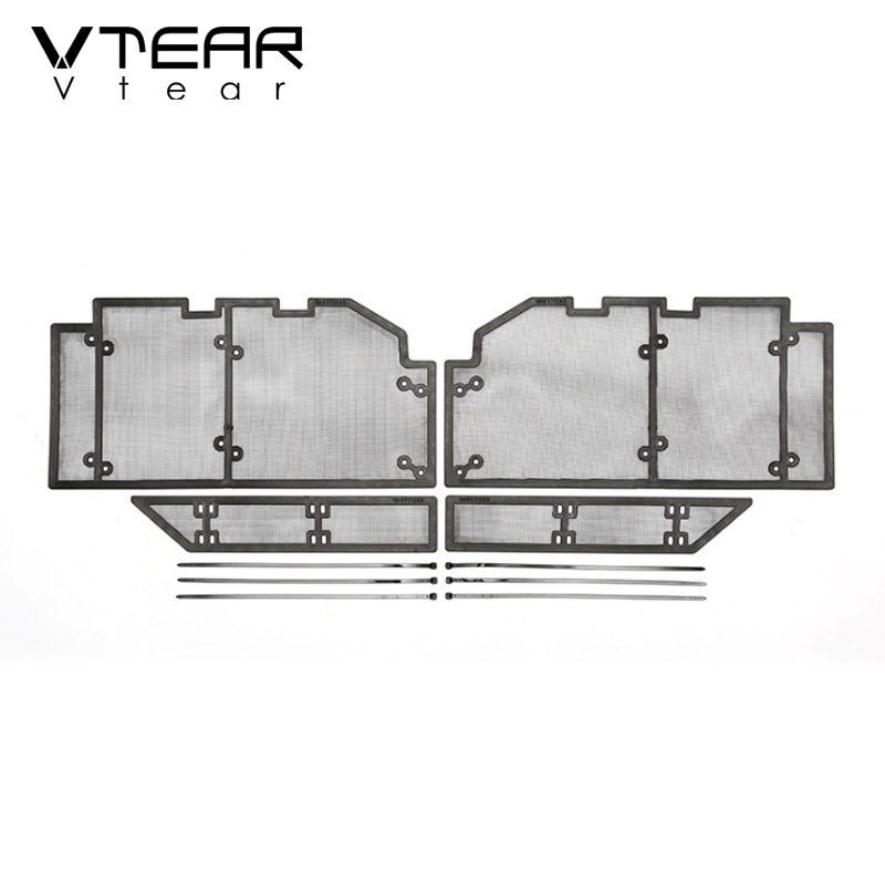 Vtear för haval  f7 f7x bil insektsskydd mesh frontgrill nät styling racing grillar tillbehör exteriör delar dekoration