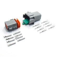 Bornier connecteur étanche gris 8 broches 1/3/5 jeux de fils électriques automobiles, connexion rapide pour moto et voiture