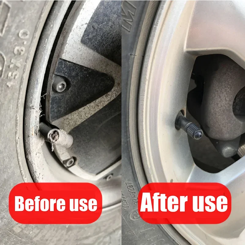 Tapas de válvula de neumático de coche con anillo de goma O, tapas de válvula de vástago de neumático universales, cubiertas antipolvo negras y rojas para coche, bicicleta, motocicleta y bicicleta