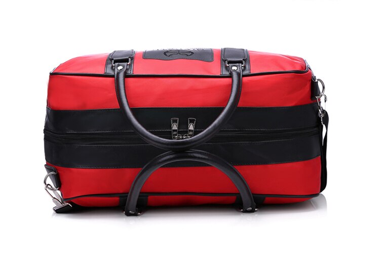 Custom Red Water Proof Light Weight Travel Duffle Bag