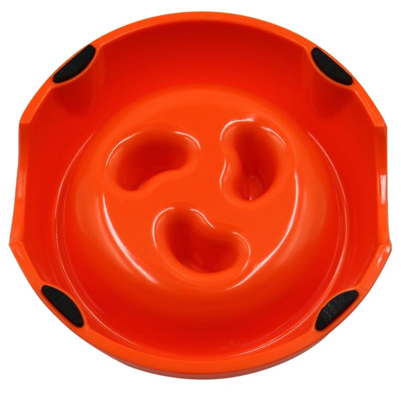 Tazón de perro con impresión lenta, tazón para gatos y cachorros, alimentador de almacenamiento de alimentos con agua, Combo de resina de PP no tóxica de acero inoxidable, cuenca de arroz en 6 colores