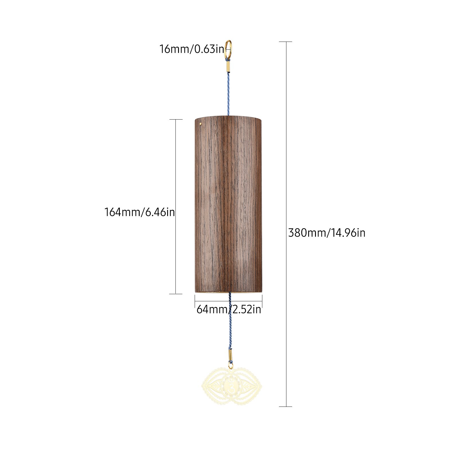 Chakra Chimes Natuurlijke Bamboe Wind Chime Meditatie Akkoord Windbell Voor Outdoor Tuin Patio Home Decoratie Meditatie Ontspanning