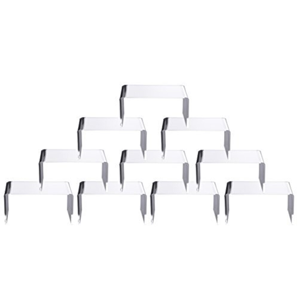 10pcs Transparent Acrylic Display Stand Jewelry Display Stand Doll Storage Rack Store Marketing Display Tool Figurines Display: Default Title