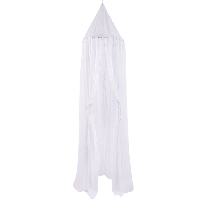 Lit bébé moustique tente princesse enfants literie dôme suspendu couvre-lit auvent rideau chambre décoration: WHITE