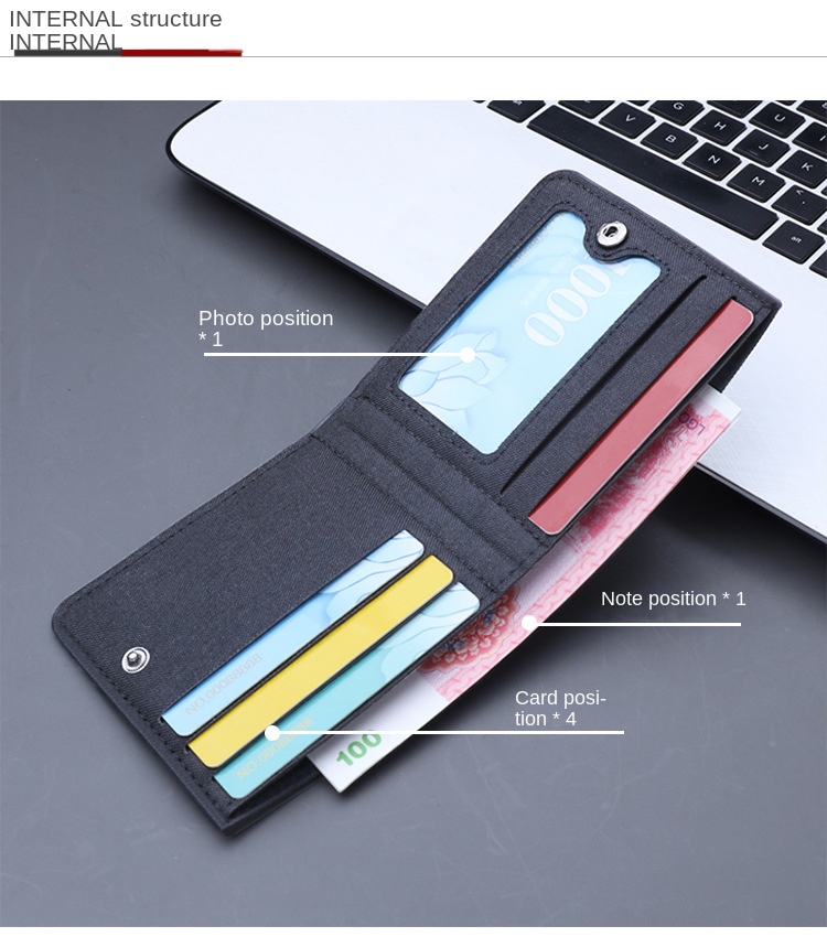Star Wars Canvas Men Card Holder Wallet Black Blue Grey Male Money Bag ID Photo Bank Holder Short Purse Credit Card Case Bag