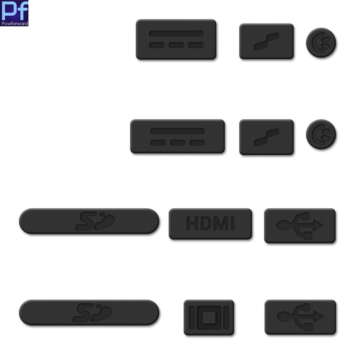 Ochrona przeciwpyłowa dla Apple MacBook Pro 13 "15" Retina/Air 11 "13" (od połowy 2011 r. Do połowy 2016 r.) osłona przeciwpyłowa