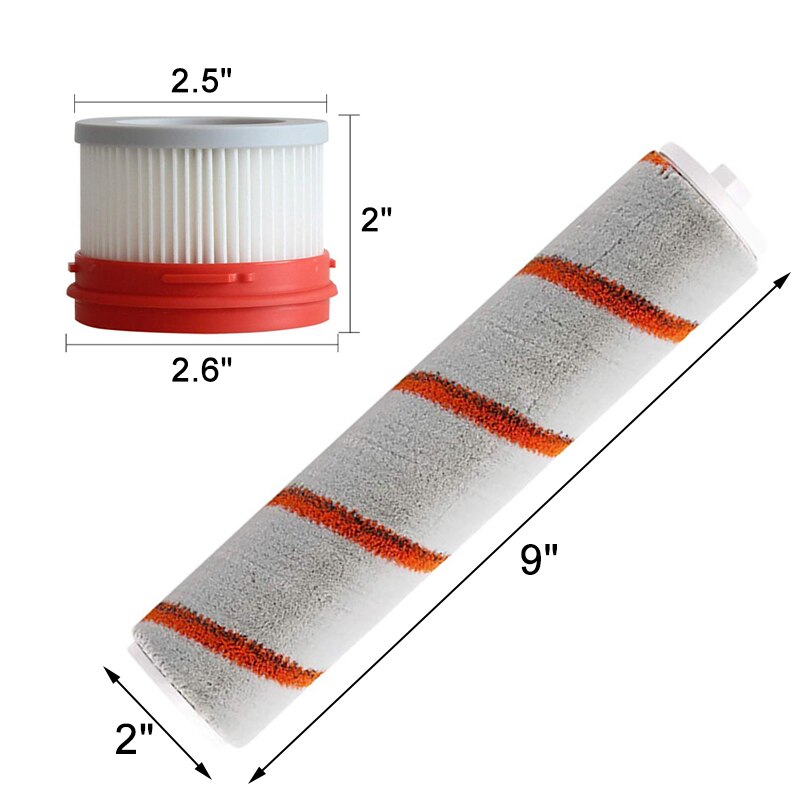 Xiaomi-Kit de filtros para aspiradoras Dreame V10 V9 V9B, accesorios para aspiradoras de mano, cepillo de mopa con rodillo y filtro Hepa Universal