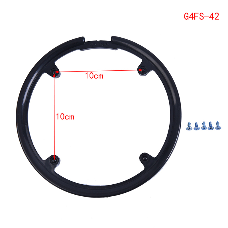 Bike Chain Wheel Ring Protective Cover MTB Road Bicycle Sprocket Protection Crankset Crank Guard Protector Cycling Accessories: WHITE