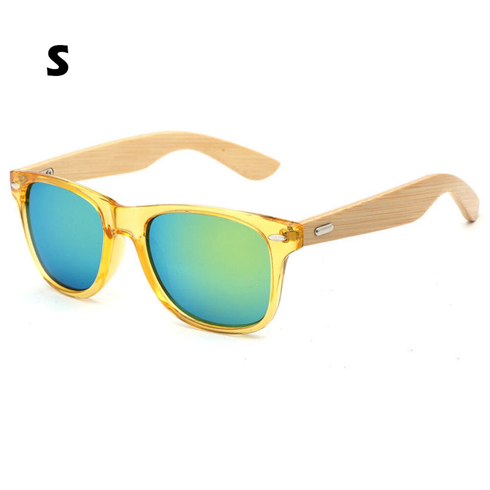 Classic 20 Kleur Film Bamboe Zonnebril Voor Mannen En Vrouwen Houten Hout Retro Vintage Fietsen Bril Meekleurende Oculos Bike # F: S